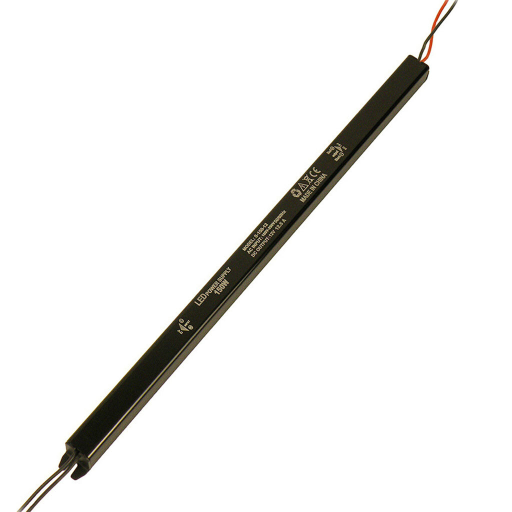Імпульсний блок живлення герметичний PSW12-150 12В 12.5А (144Вт) IP20 (382*18*18) - № 1 Імпульсний блок живлення герметичний PSW12-150 12В 12.5А (144Вт) IP20 (382*18*18) - № 1
