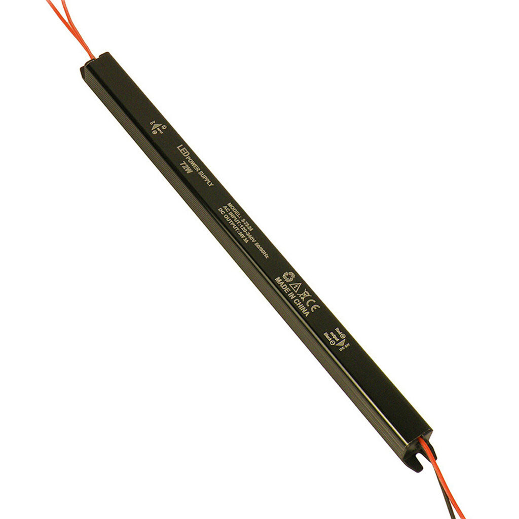 Импульсный блок питания герметичный PSW24-72 24В 3А (72Вт) IP20 (312*18*18) - № 1 Импульсный блок питания герметичный PSW24-72 24В 3А (72Вт) IP20 (312*18*18) - № 1
