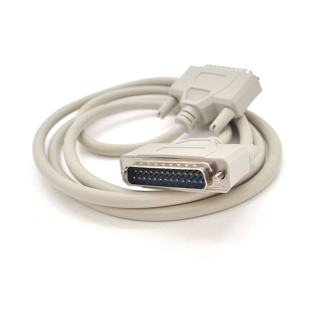 Кабель LPT DB25 M-M, 25Pin, 1.5m, серый, OEM,Q25 - № 2 Кабель LPT DB25 M-M, 25Pin, 1.5m, серый, OEM,Q25 - № 2
