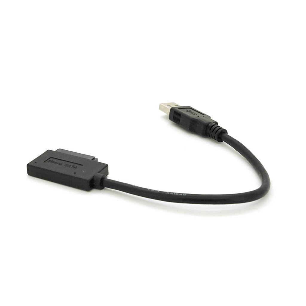 Кабель Usb 3.0 AM to SATA black 0.12m для ODD приводов - № 2 Кабель Usb 3.0 AM to SATA black 0.12m для ODD приводов - № 2