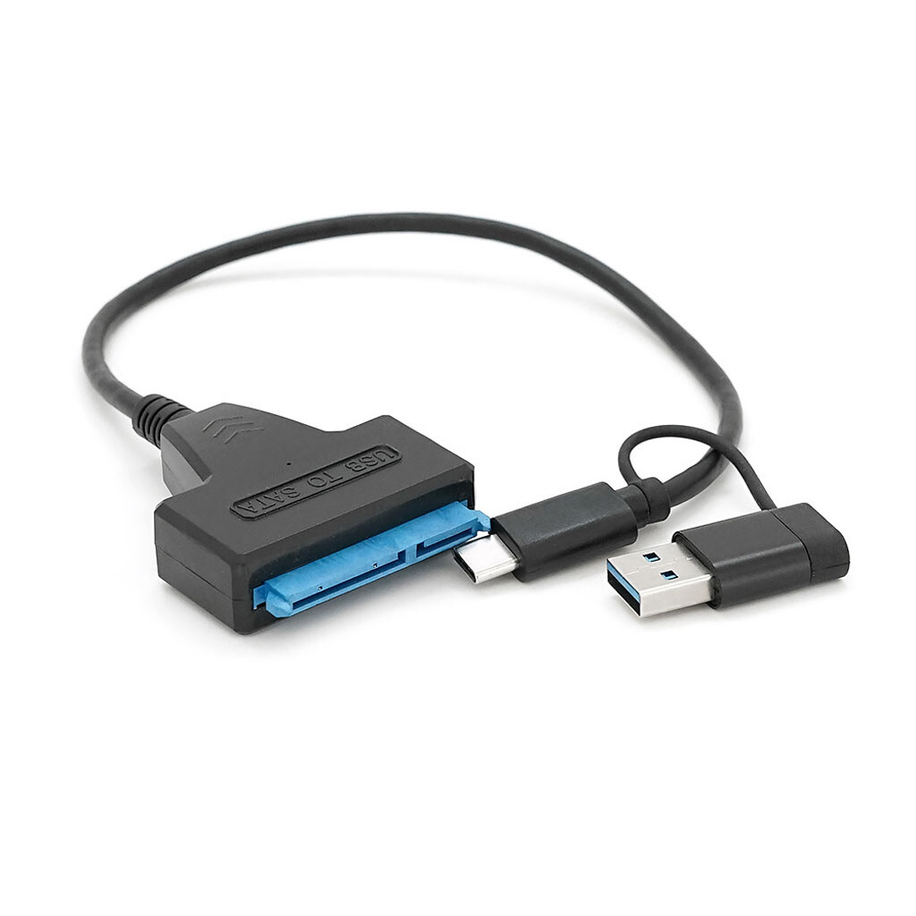 Кабель USB Type-C/USB 3.0 to SATA black 0.2m для HDD/SSD дисков - № 2 Кабель USB Type-C/USB 3.0 to SATA black 0.2m для HDD/SSD дисков - № 2