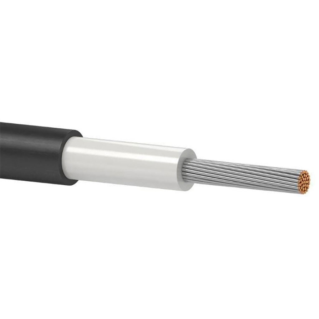 Кабель Одескабель H1Z2Z2-K 1*6 black 6 mm2, цена за метр, черный - № 1 Кабель Одескабель H1Z2Z2-K 1*6 black 6 mm2, цена за метр, черный - № 1