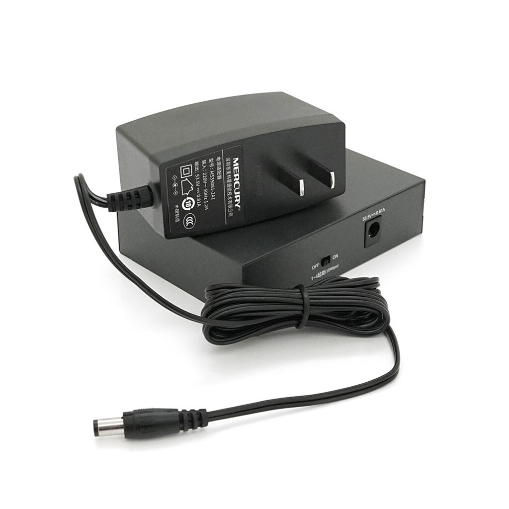 Коммутатор POE 48V Mercury MS05CP 4 портов POE+1 порт Ethernet (Uplink ) 10/100 Мбит/сек, БП в комплекте + переходник - № 4 Коммутатор POE 48V Mercury MS05CP 4 портов POE+1 порт Ethernet (Uplink ) 10/100 Мбит/сек, БП в комплекте + переходник - № 4