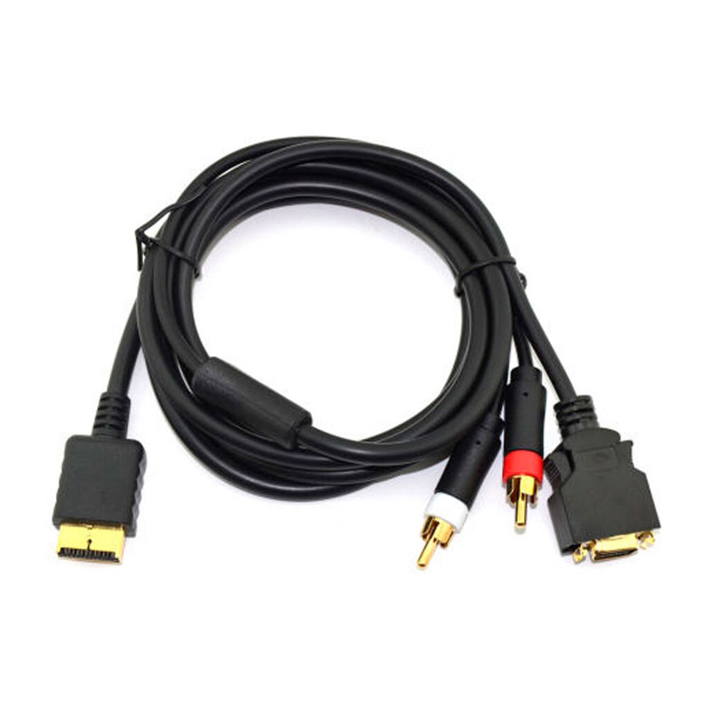 Компонентный HDTV AV-кабель D-Video D-Terminal для Sony PlayStation PS2 / PS3 - № 1 Компонентный HDTV AV-кабель D-Video D-Terminal для Sony PlayStation PS2 / PS3 - № 1