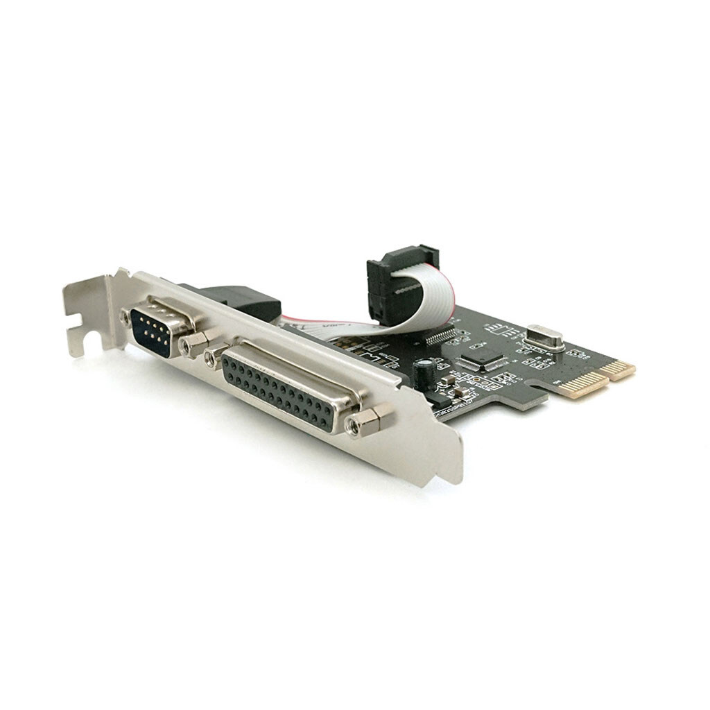 Контроллер PCI-Е=>RS232(9Pin)+LPT(25Pin), TX382A, BOX - № 1 Контроллер PCI-Е=>RS232(9Pin)+LPT(25Pin), TX382A, BOX - № 1