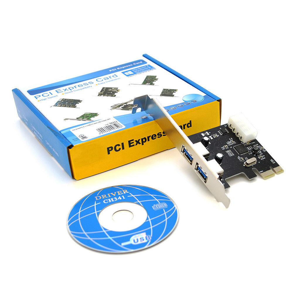 Контролер PCI-Е => USB 3.0, 2port, BOX - № 1 Контролер PCI-Е => USB 3.0, 2port, BOX - № 1