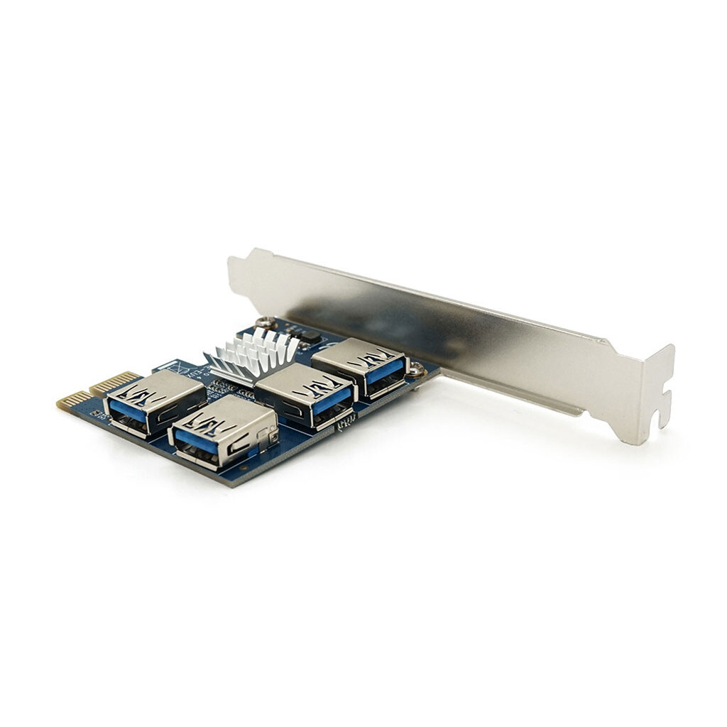 Контролер PCI-Е => USB 3.0, 4 порта, 5Gbps, OEM - № 1 Контролер PCI-Е => USB 3.0, 4 порта, 5Gbps, OEM - № 1