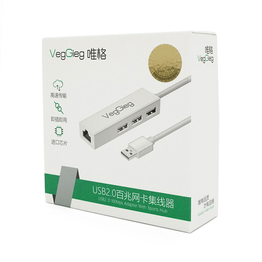 Контроллер USB 2.0 to Ethernet VEGGIEG - № 2 Контроллер USB 2.0 to Ethernet VEGGIEG - № 2