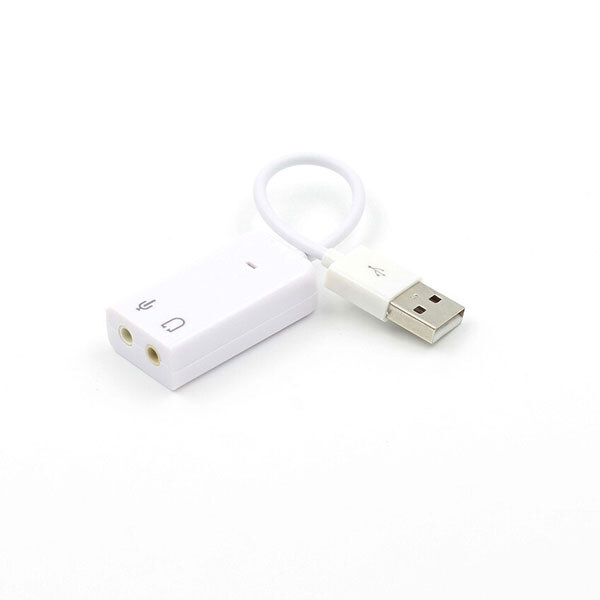 Контролер USB-sound card (5.1) 3D sound (Windows 7 ready), White, OEM - № 1 Контролер USB-sound card (5.1) 3D sound (Windows 7 ready), White, OEM - № 1