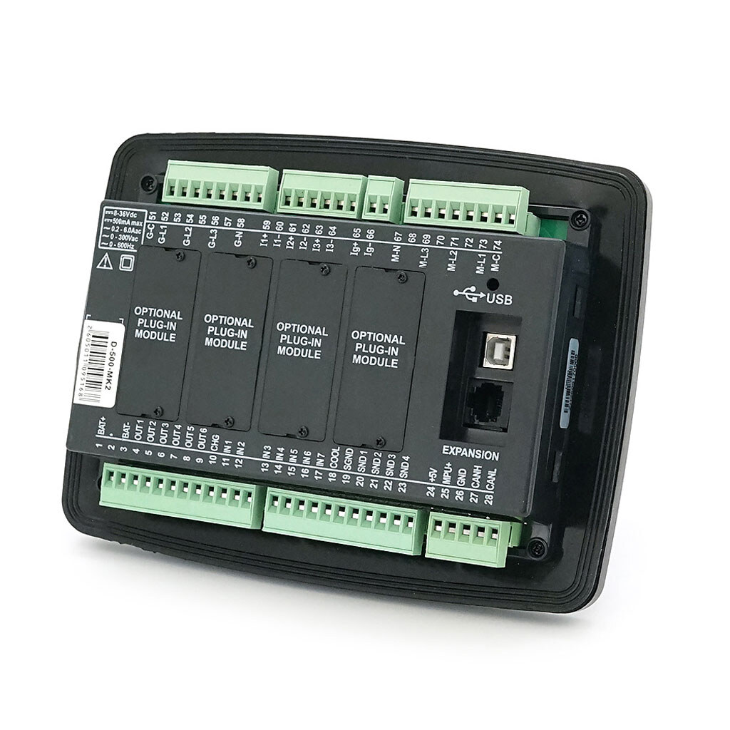 Контролер генератора DATAKOM D-500 MK2 програмований, USB, RS-485, LAN. 9 to 36VDC - № 3 Контролер генератора DATAKOM D-500 MK2 програмований, USB, RS-485, LAN. 9 to 36VDC - № 3