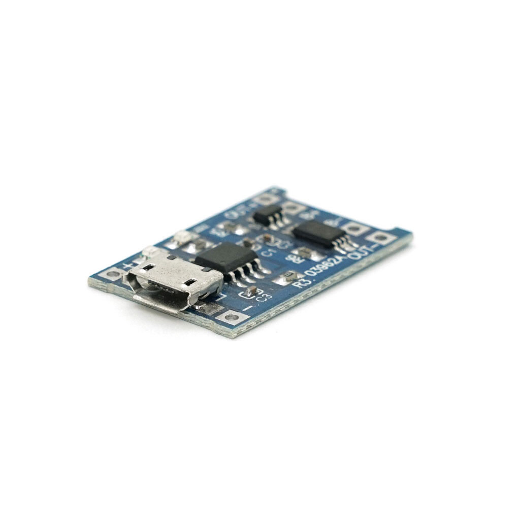 Контроллер заряда для литиевой батареи 18650, 1А, разъем micro-USB - № 1 Контроллер заряда для литиевой батареи 18650, 1А, разъем micro-USB - № 1