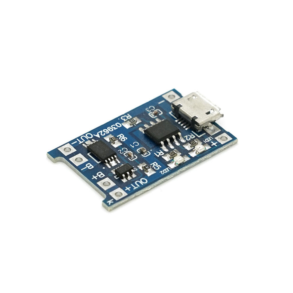 Контроллер заряда для литиевой батареи 18650, 1А, разъем micro-USB - № 2 Контроллер заряда для литиевой батареи 18650, 1А, разъем micro-USB - № 2