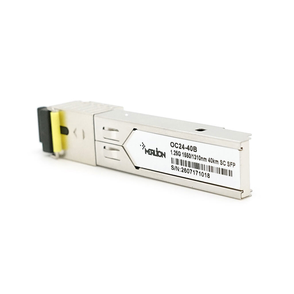 Модуль Merlion SFP + 1.25G 40Km WDM SC TX1550/RX1310, OEM - № 4 Модуль Merlion SFP + 1.25G 40Km WDM SC TX1550/RX1310, OEM - № 4