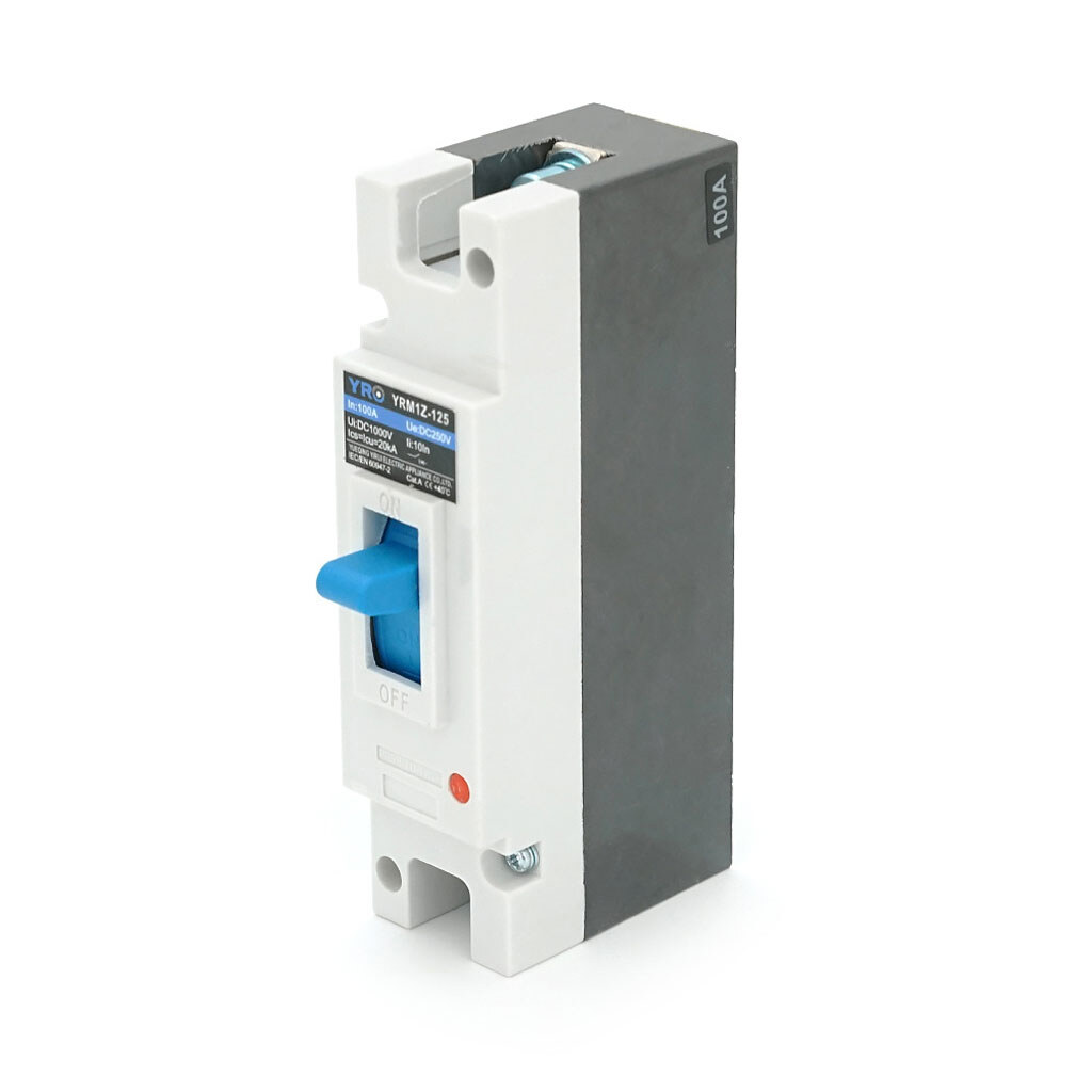 Однополюсный автомат постоянного тока YRM1Z-125 DC MCCB 1P 100A 250VDC - № 1 Однополюсный автомат постоянного тока YRM1Z-125 DC MCCB 1P 100A 250VDC - № 1