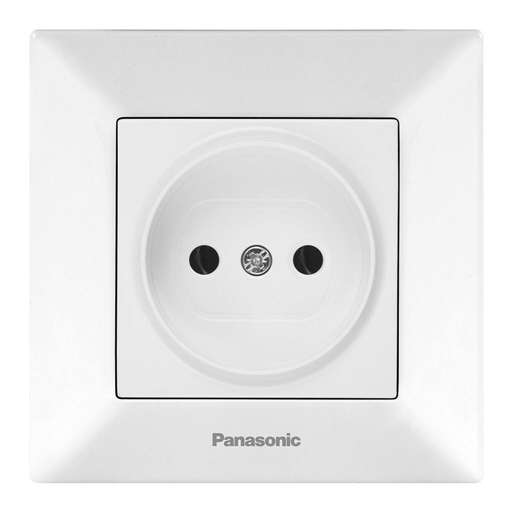 Розетка Panasonic Arkedia Slim, белая - № 1 Розетка Panasonic Arkedia Slim, белая - № 1