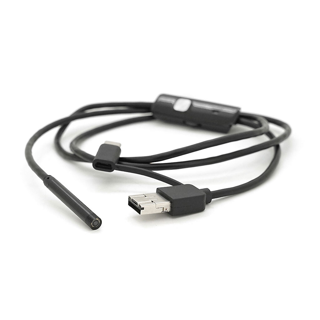 Универсальный эндоскоп 3в1 (USB+MicroUSB/Type-C) - № 1 Универсальный эндоскоп 3в1 (USB+MicroUSB/Type-C) - № 1
