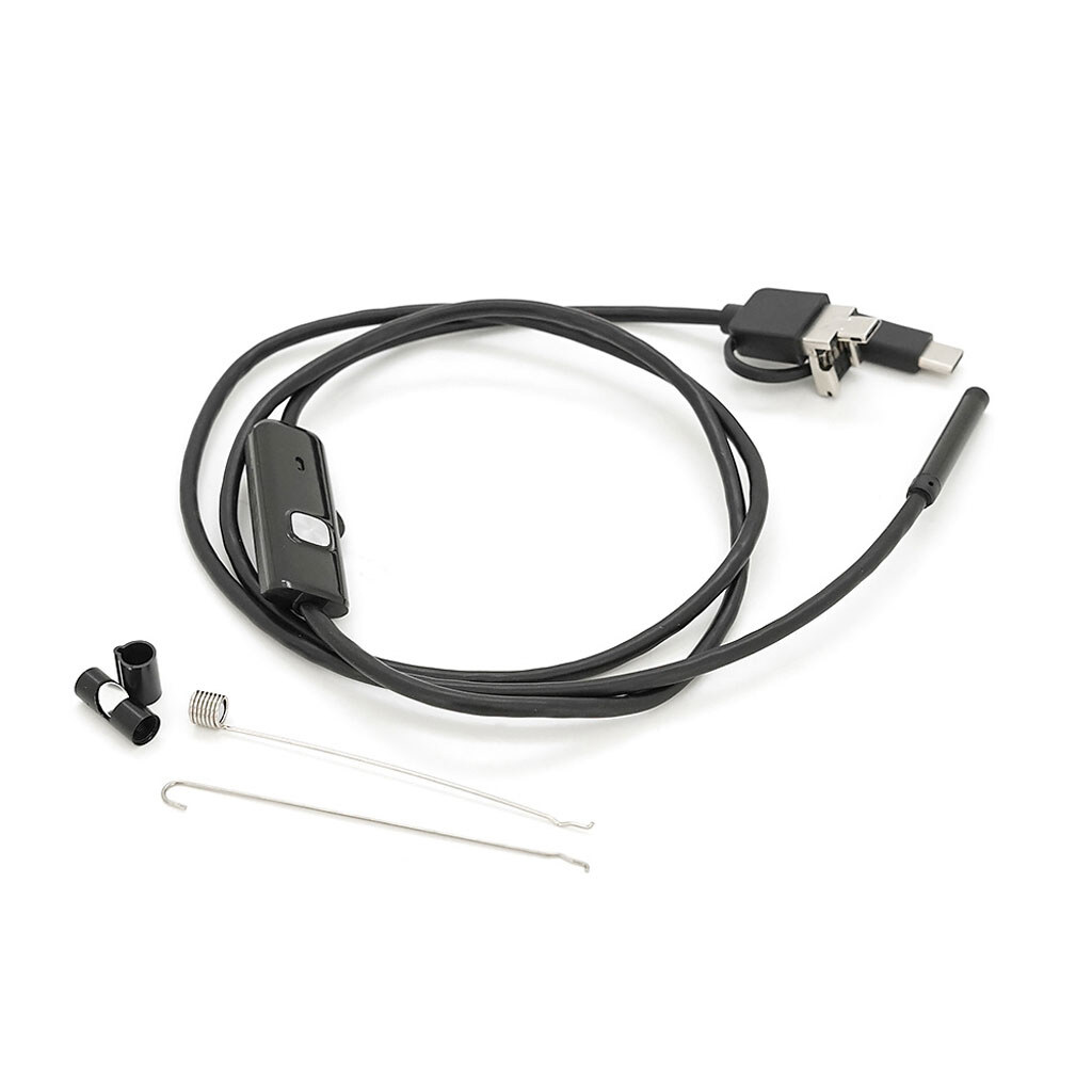 Универсальный эндоскоп 3в1 (USB+MicroUSB/Type-C) - № 4 Универсальный эндоскоп 3в1 (USB+MicroUSB/Type-C) - № 4