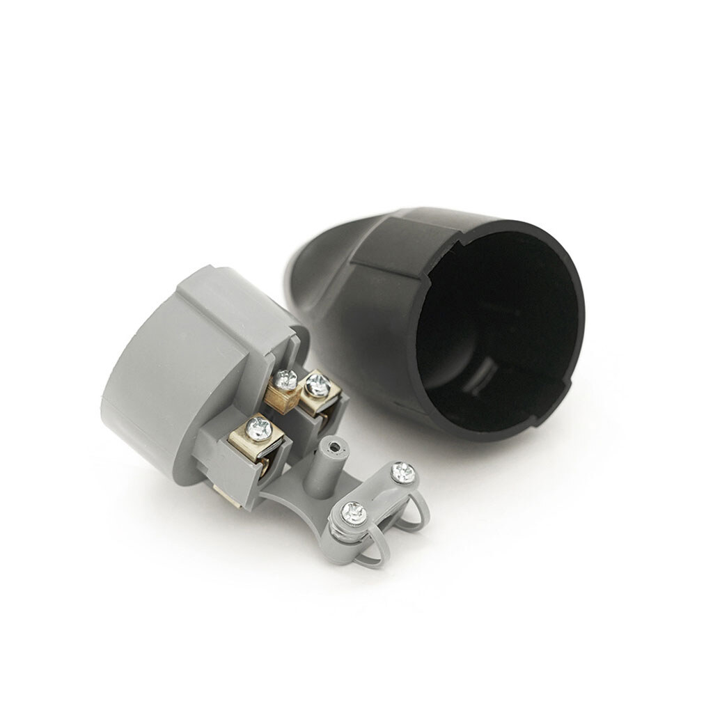 Штепсельне гніздо із заземленням, 16A 250V A102B, Black, Q20 - № 3 Штепсельне гніздо із заземленням, 16A 250V A102B, Black, Q20 - № 3
