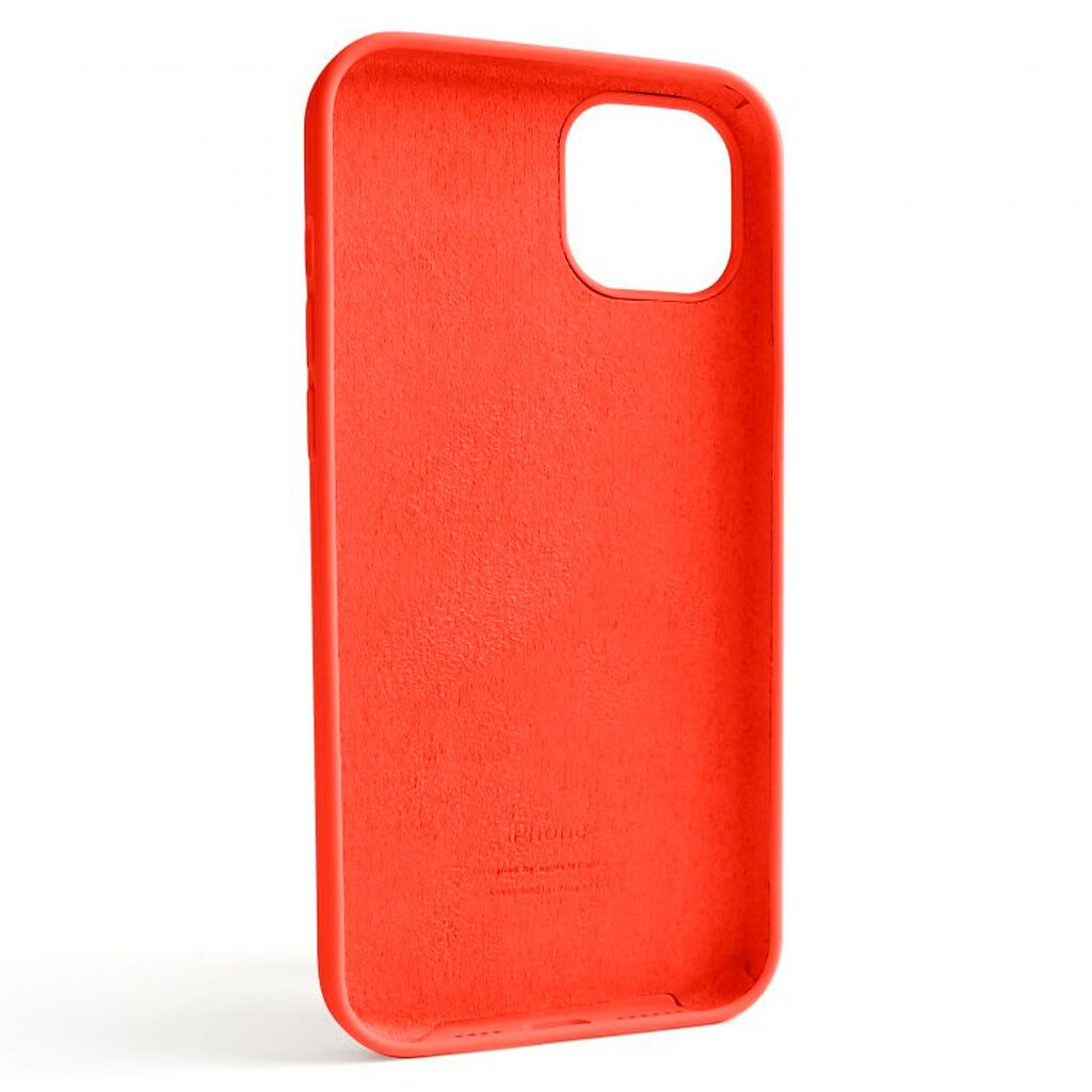 Чехол (накладка) Apple iPhone 14 Plus, Original Soft Case, Оранжевый - № 2 Чехол (накладка) Apple iPhone 14 Plus, Original Soft Case, Оранжевый - № 2
