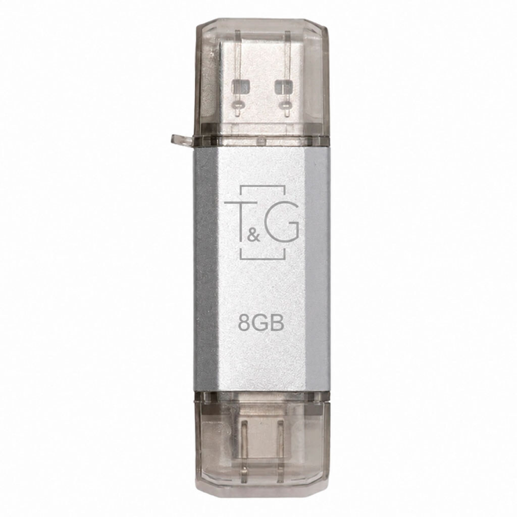 USB Flash T&G Star 009, 8 Гб., Серебряный - № 1 USB Flash T&G Star 009, 8 Гб., Серебряный - № 1