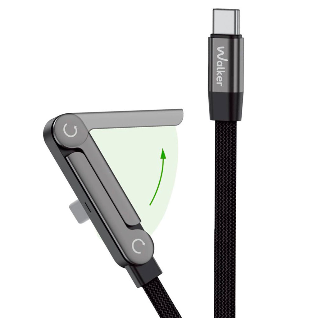 USB кабель Walker C880, Type-C, 1.5 м., Черный - № 2 USB кабель Walker C880, Type-C, 1.5 м., Черный - № 2