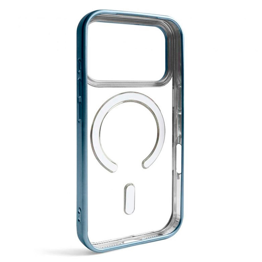 Чехол (накладка) Apple iPhone 18 Pro, Metallic Full Camera, MagSafe, Blue Matte, Синий - № 2 Чехол (накладка) Apple iPhone 18 Pro, Metallic Full Camera, MagSafe, Blue Matte, Синий - № 2