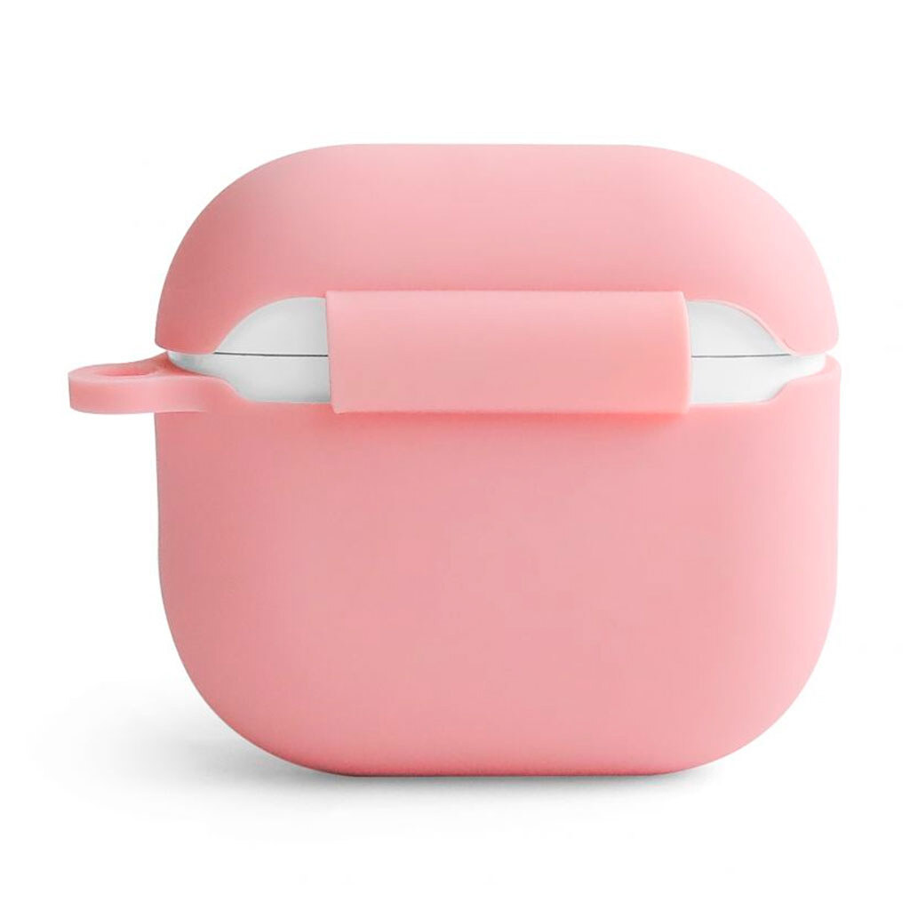 Чехол (накладка) Apple AirPods 4, Silicone Classic Case, Розовый - № 3 Чехол (накладка) Apple AirPods 4, Silicone Classic Case, Розовый - № 3