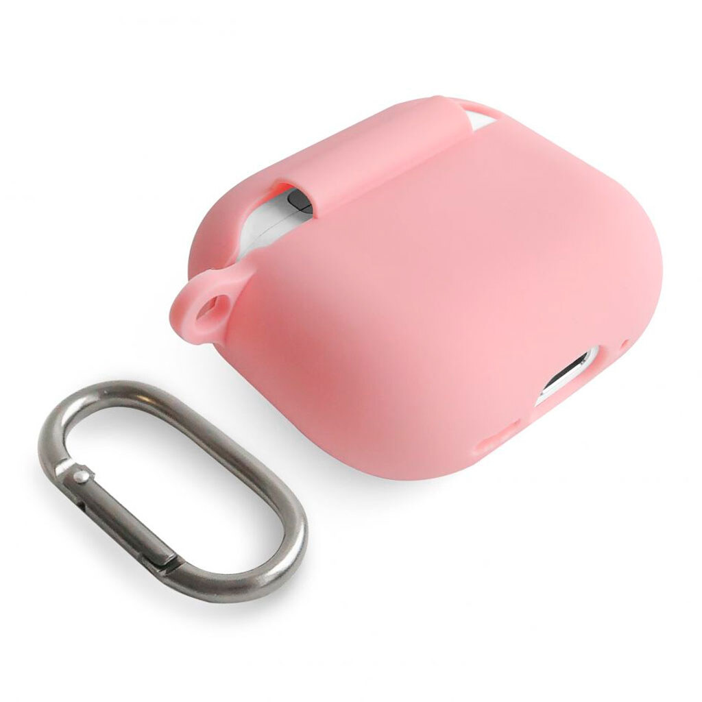 Чехол (накладка) Apple AirPods 4, Silicone Classic Case, Розовый - № 4 Чехол (накладка) Apple AirPods 4, Silicone Classic Case, Розовый - № 4