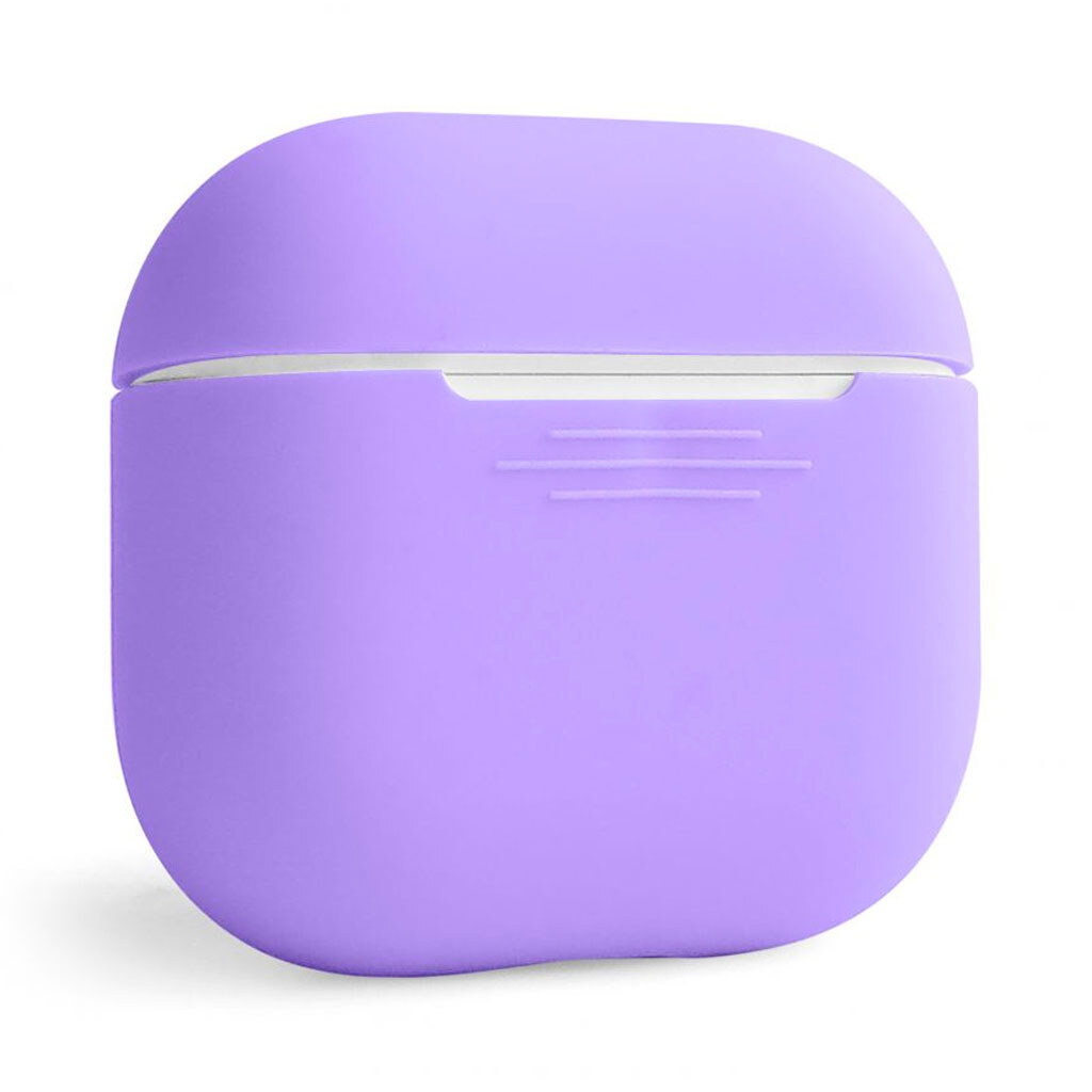 Чехол (накладка) Apple AirPods 4, Silicone Classic Case, Violet, Сиреневый - № 2 Чехол (накладка) Apple AirPods 4, Silicone Classic Case, Violet, Сиреневый - № 2