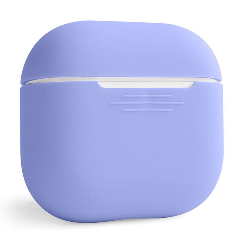 Чохол (накладка) Apple AirPods 4, Silicone Classic Case, Фіолетовий - № 2 Чохол (накладка) Apple AirPods 4, Silicone Classic Case, Фіолетовий - № 2