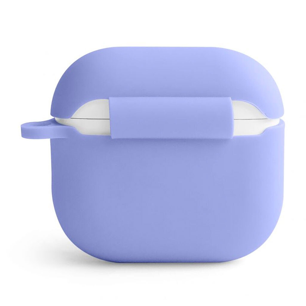 Чохол (накладка) Apple AirPods 4, Silicone Classic Case, Фіолетовий - № 3 Чохол (накладка) Apple AirPods 4, Silicone Classic Case, Фіолетовий - № 3