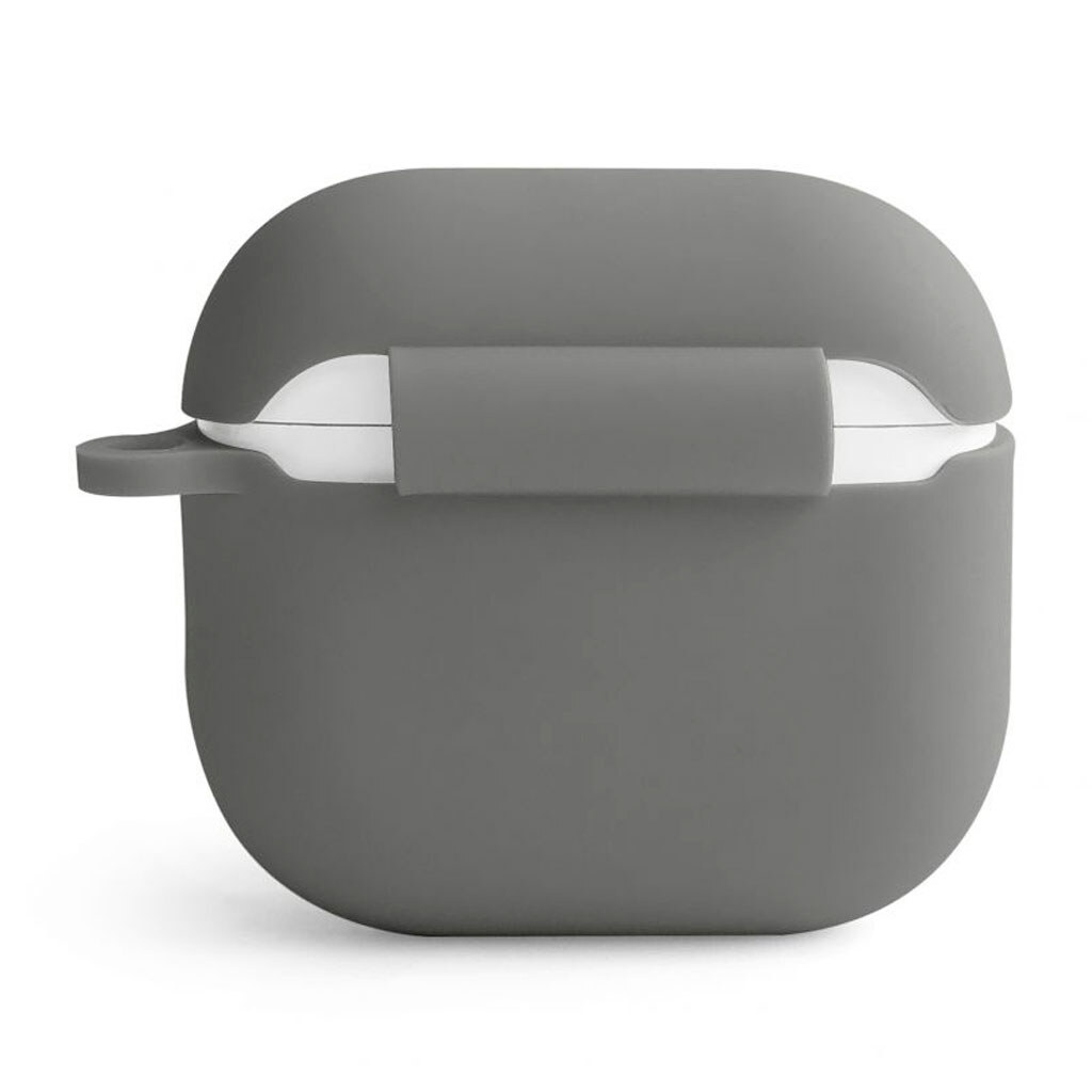 Чехол (накладка) Apple AirPods 4, Silicone Classic Case, Lavender Grey, Серый - № 3 Чехол (накладка) Apple AirPods 4, Silicone Classic Case, Lavender Grey, Серый - № 3
