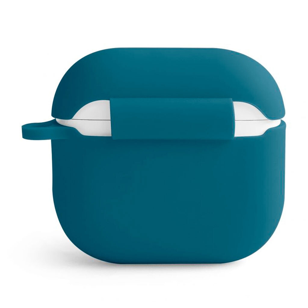 Чехол (накладка) Apple AirPods 4, Silicone Classic Case, Pacific Green, Зеленый - № 3 Чехол (накладка) Apple AirPods 4, Silicone Classic Case, Pacific Green, Зеленый - № 3