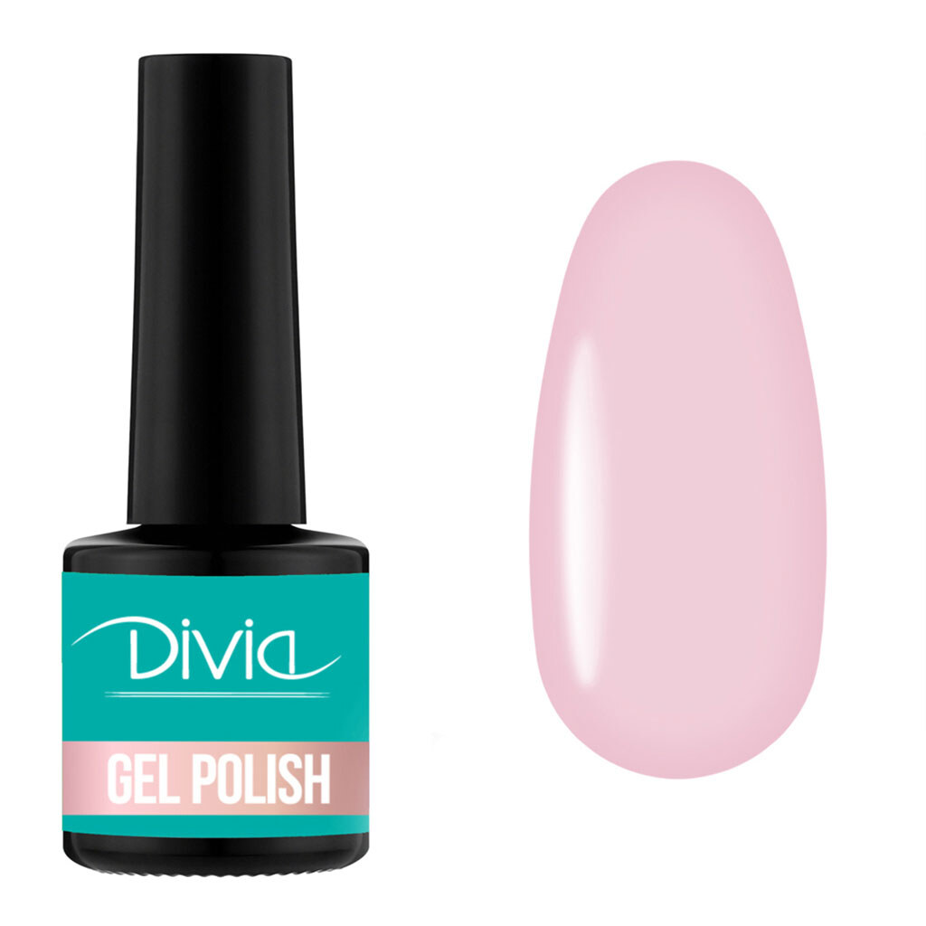 Гель-лак для нігтів Divia Harmony "Powder Pink", 7 мл - № 1 Гель-лак для нігтів Divia Harmony "Powder Pink", 7 мл - № 1