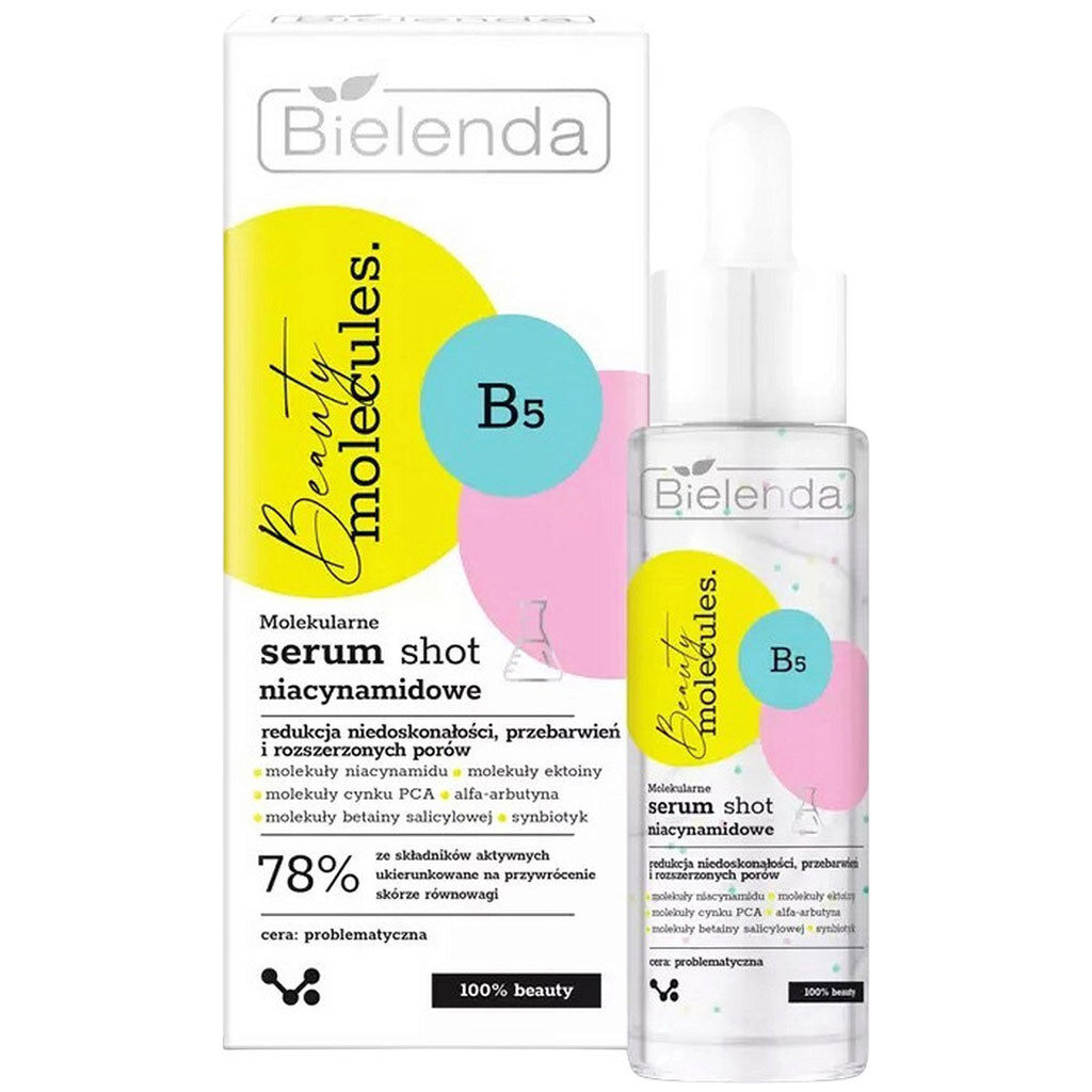 Сыворотка-шот для лица Bielenda BEAUTY MOLECULES с ниацинамидом, 30 г - № 2 Сыворотка-шот для лица Bielenda BEAUTY MOLECULES с ниацинамидом, 30 г - № 2