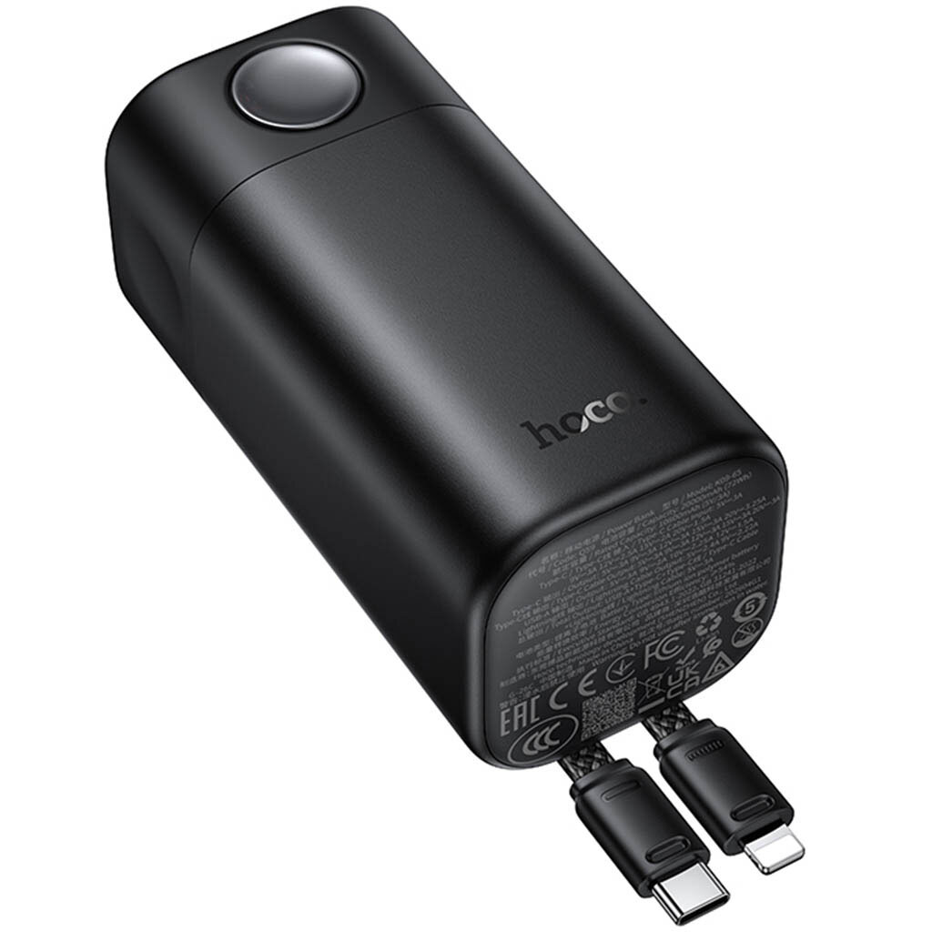 Портативная батарея (Power Bank) Hoco Q59 Chispeante, 20000 mAh, Черный - № 6 Портативная батарея (Power Bank) Hoco Q59 Chispeante, 20000 mAh, Черный - № 6