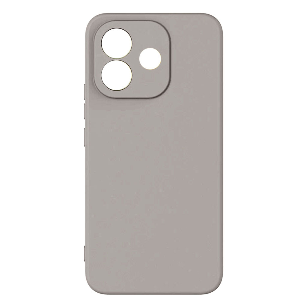 Чехол (накладка) Xiaomi Redmi Note 17, GETMAN Liquid Silk, Серый - № 1 Чехол (накладка) Xiaomi Redmi Note 17, GETMAN Liquid Silk, Серый - № 1