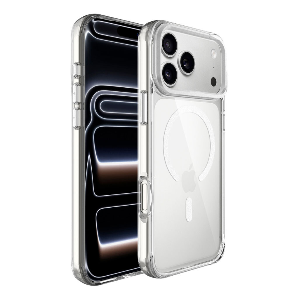Чохол (накладка) Apple iPhone 17 Pro Max / iPhone 18 Pro Max, Space Apex, MagSafe, Срібний - № 1 Чохол (накладка) Apple iPhone 17 Pro Max / iPhone 18 Pro Max, Space Apex, MagSafe, Срібний - № 1