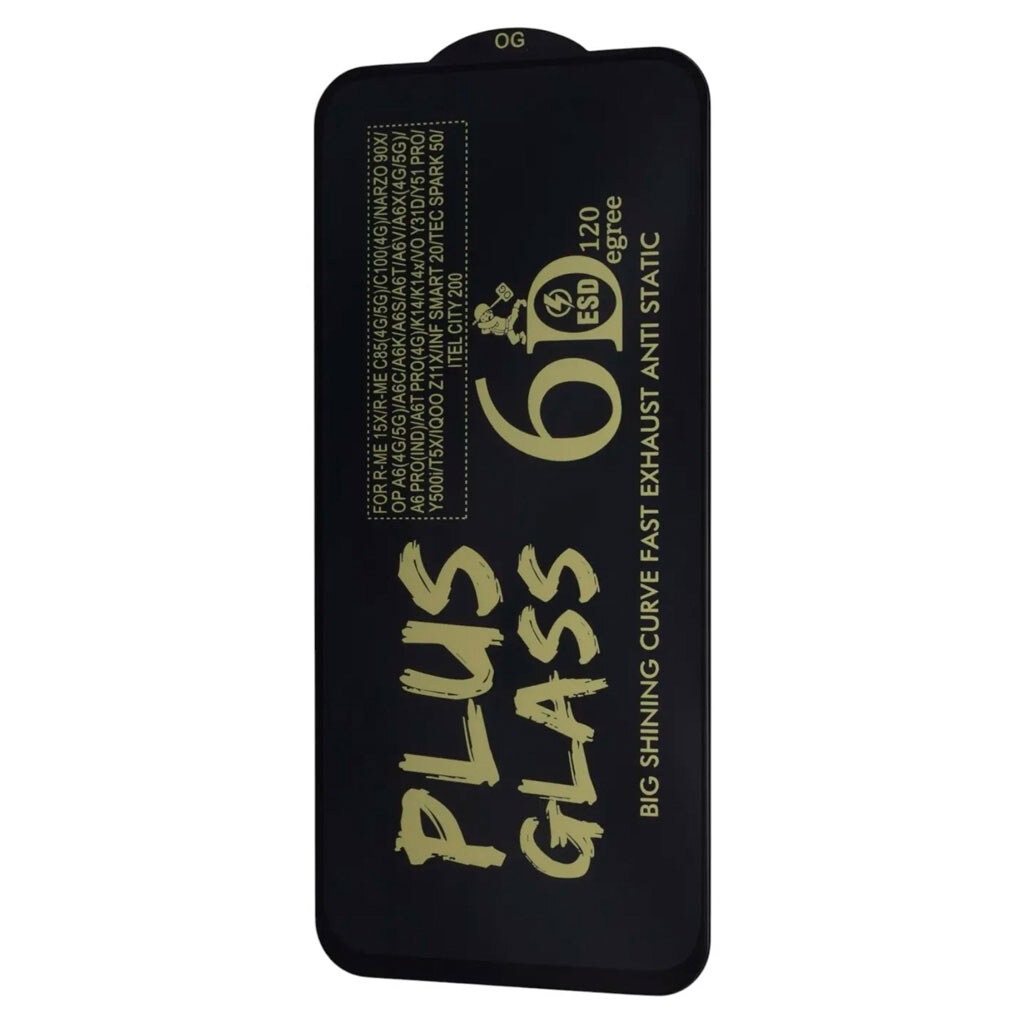 Захисне скло OPPO Realme C85 5G, WEADDU Super D ESD, 4D, Чорний - № 1 Захисне скло OPPO Realme C85 5G, WEADDU Super D ESD, 4D, Чорний - № 1