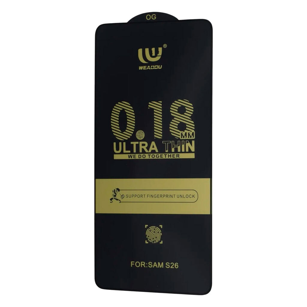 Защитное стекло Samsung Galaxy S26, WEADDU Ultra-Thin, Черный - № 1 Защитное стекло Samsung Galaxy S26, WEADDU Ultra-Thin, Черный - № 1