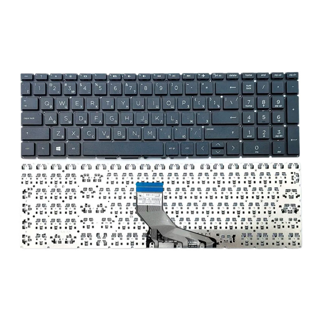 Клавіатура для ноутбука HP 250 G9, Чорний - № 1 Клавіатура для ноутбука HP 250 G9, Чорний - № 1