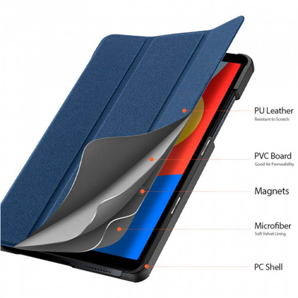 Чехол (книжка) Xiaomi POCO Pad C1 / Redmi Pad 2 9.7, Dux Ducis Domo, Черный - № 3 Чехол (книжка) Xiaomi POCO Pad C1 / Redmi Pad 2 9.7, Dux Ducis Domo, Черный - № 3