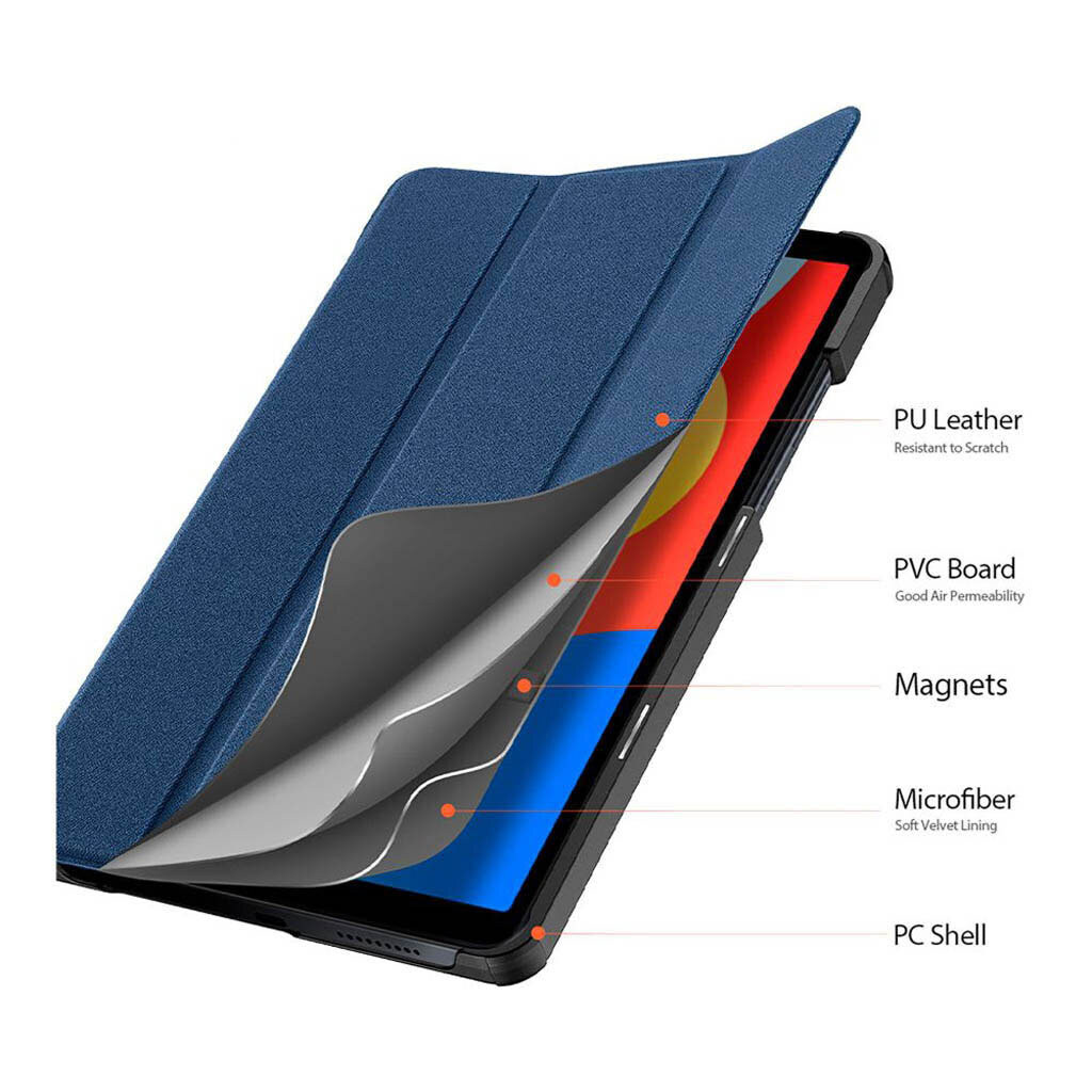 Чохол (книжка) Xiaomi POCO Pad C1 / Redmi Pad 2 9.7, Dux Ducis Domo, Синій - № 5 Чохол (книжка) Xiaomi POCO Pad C1 / Redmi Pad 2 9.7, Dux Ducis Domo, Синій - № 5