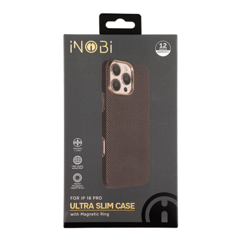 Чехол (накладка) Apple iPhone 16 Pro, INobi Ultra Slim, MagSafe, Desert Gold, Золотой - № 11 Чехол (накладка) Apple iPhone 16 Pro, INobi Ultra Slim, MagSafe, Desert Gold, Золотой - № 11