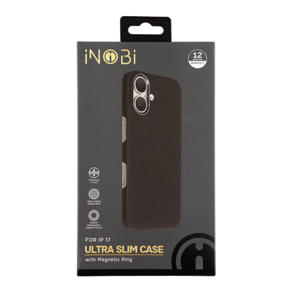 Чохол (накладка) Apple iPhone 17, INobi Ultra Slim, MagSafe, Чорний - № 11 Чохол (накладка) Apple iPhone 17, INobi Ultra Slim, MagSafe, Чорний - № 11