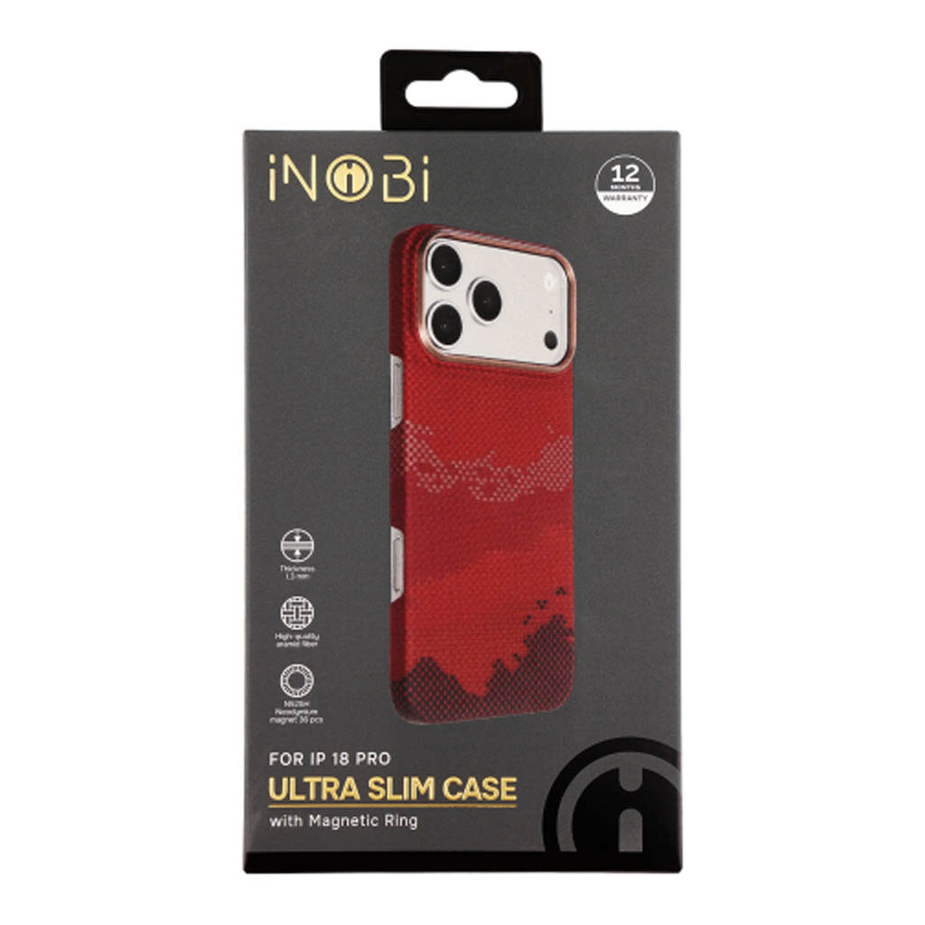 Чехол (накладка) Apple iPhone 18 Pro, INobi Ultra Slim, MagSafe, Red Mountains, Красный - № 11 Чехол (накладка) Apple iPhone 18 Pro, INobi Ultra Slim, MagSafe, Red Mountains, Красный - № 11