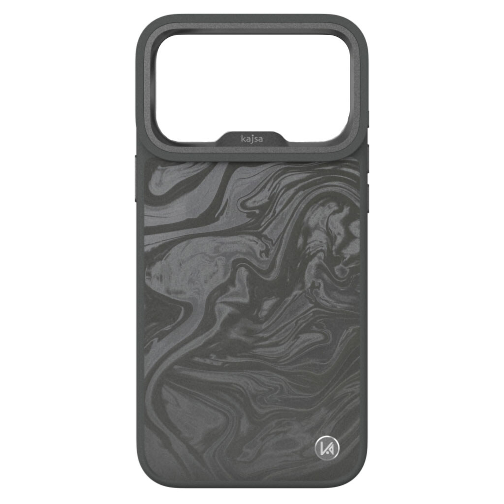 Чехол (накладка) Apple iPhone 18 Pro, Kajsa Glamorous Fluid Art, MagSafe, Charcoal Grey, Серый - № 1 Чехол (накладка) Apple iPhone 18 Pro, Kajsa Glamorous Fluid Art, MagSafe, Charcoal Grey, Серый - № 1