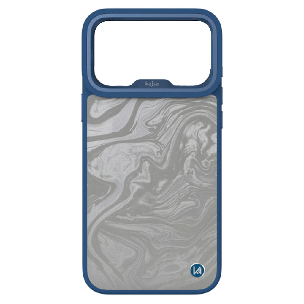 Чохол (накладка) Apple iPhone 18 Pro, Kajsa Glamorous Fluid Art, Steel Blue, MagSafe, Синій - № 1 Чохол (накладка) Apple iPhone 18 Pro, Kajsa Glamorous Fluid Art, Steel Blue, MagSafe, Синій - № 1