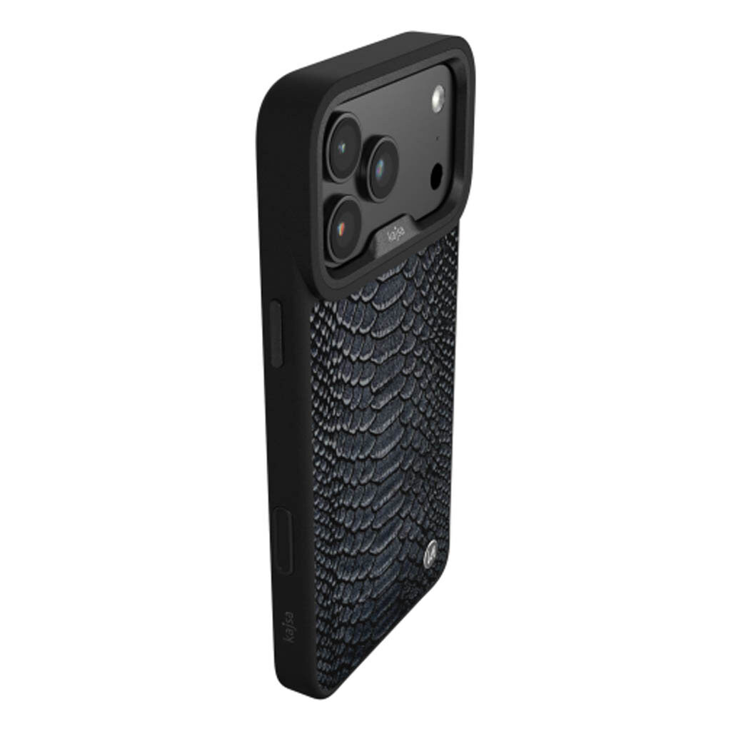 Чохол (накладка) Apple iPhone 18 Pro Max, Kajsa Snake Pattern, Charcoal Grey, MagSafe, Сірий - № 7 Чохол (накладка) Apple iPhone 18 Pro Max, Kajsa Snake Pattern, Charcoal Grey, MagSafe, Сірий - № 7