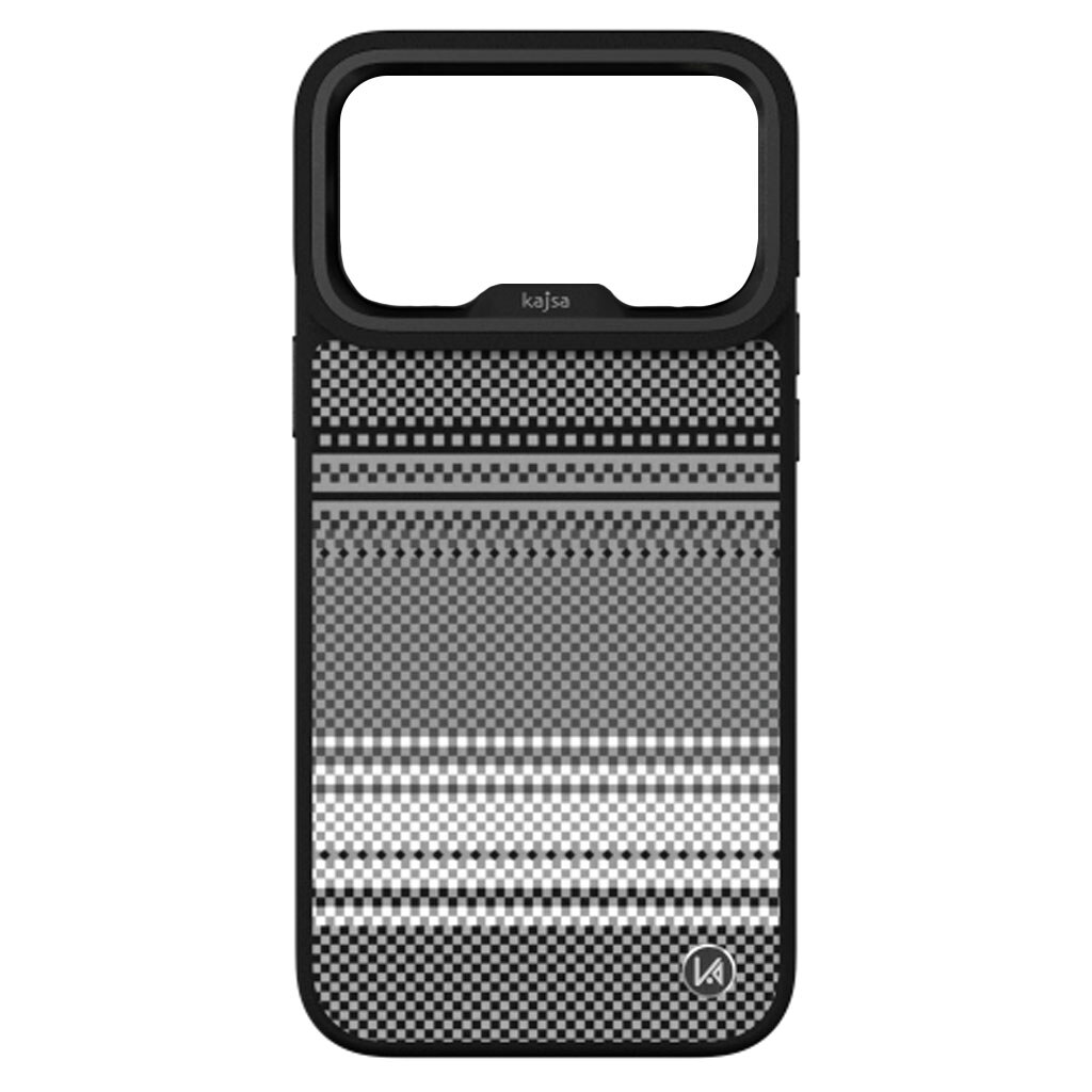 Чехол (накладка) Apple iPhone 18 Pro, Kajsa Resort Gradient Stripe, MagSafe, Carbon Black, Черный - № 1 Чехол (накладка) Apple iPhone 18 Pro, Kajsa Resort Gradient Stripe, MagSafe, Carbon Black, Черный - № 1